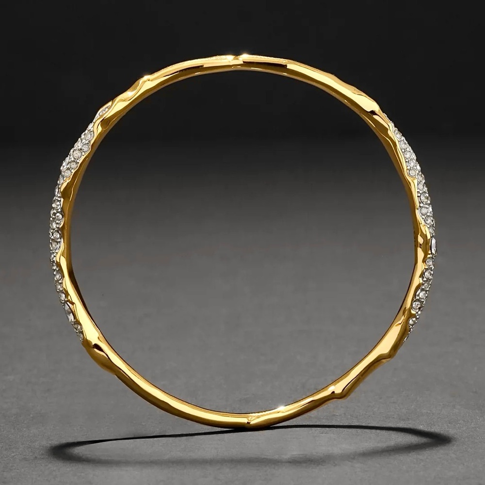 Alexis Bittar Gold Bracelet with Silver Detailing - Picture 7 of 13